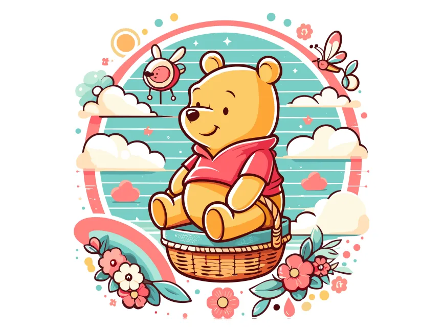 Free Vector Winnie the Pooh Vector PNG vector in SVG, PDF, AI, CDR format