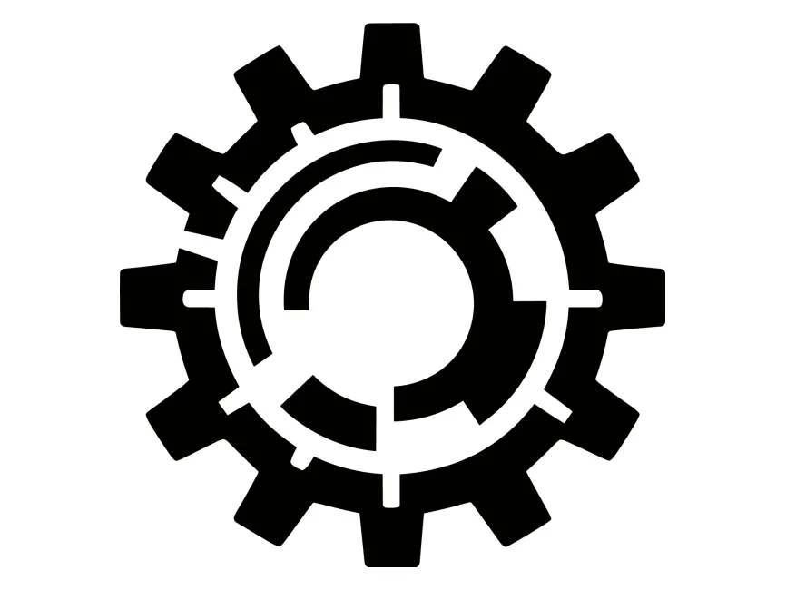 Gear Logo Template PNG vector in SVG, PDF, AI, CDR format