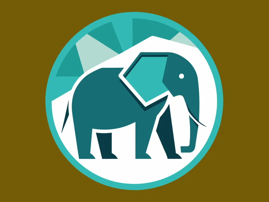 Download Geometric Green Elephant In Circle Logo Template Vector Online Download Geometric Green Elephant In Circle Logo Template Vector Online