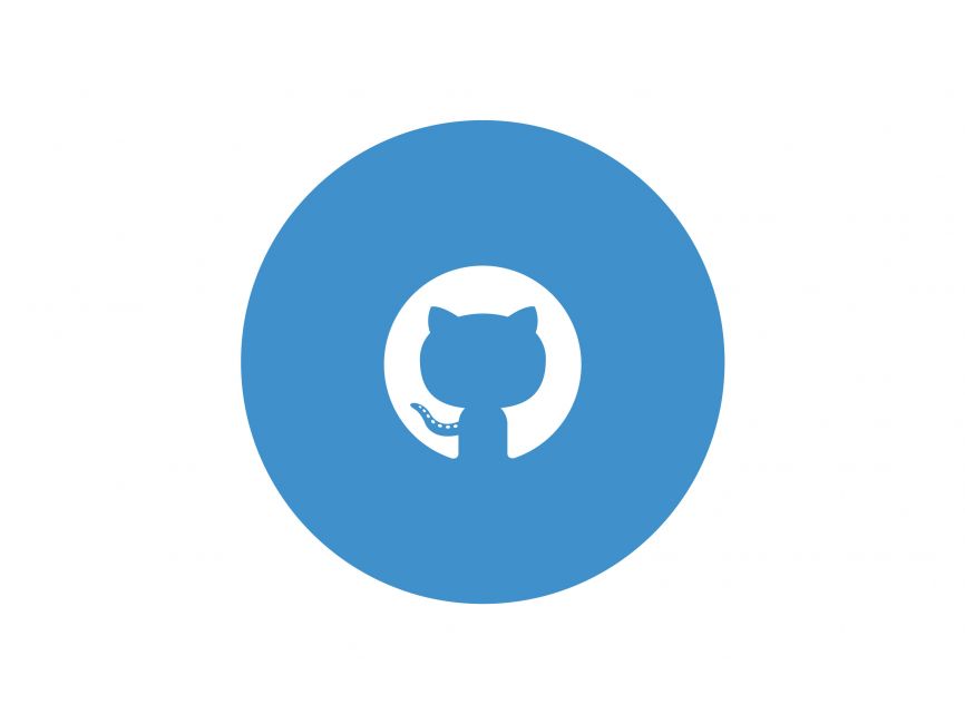 GitHub Circle Icon Logo