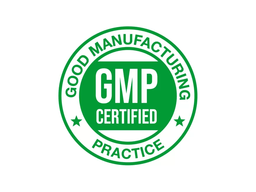 GMP Certified Good Manufacturing Practice Logo