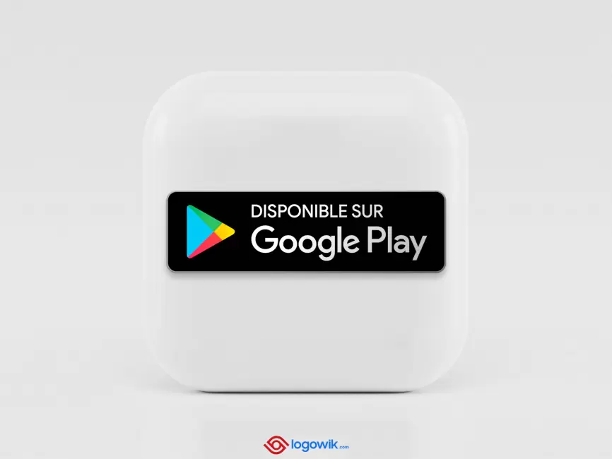 Google Play Badge French Disponible Sur Google Play Logo