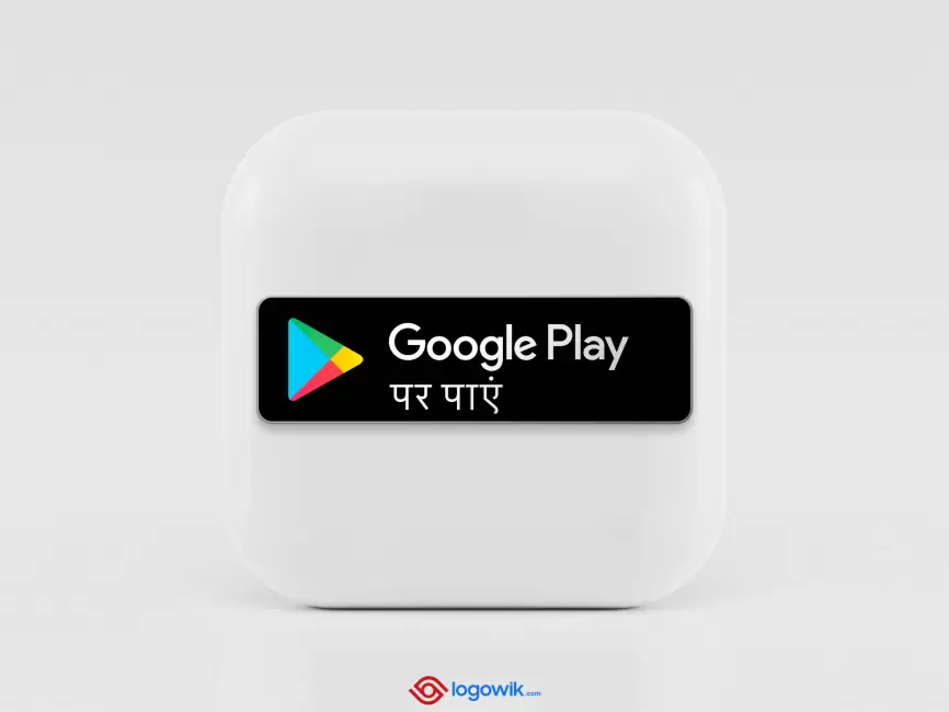 Google Play Badge Hindi Logo