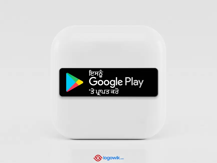 Google Play Badge Punjabi Logo