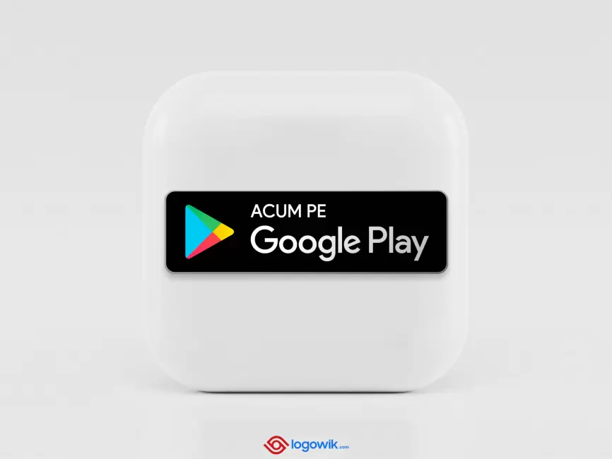 Google Play Badge Romanian Acum Pe Google Play Logo