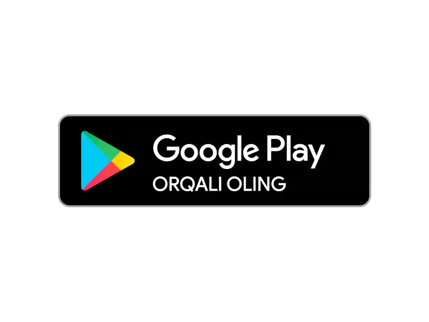 Google Play Badge Uzbek Google Play Orqali Oling Logo