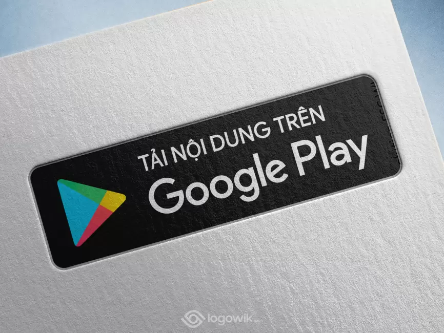 Google Play Badge Vietnamese Tai Noi Dung Tren Google Play Logo