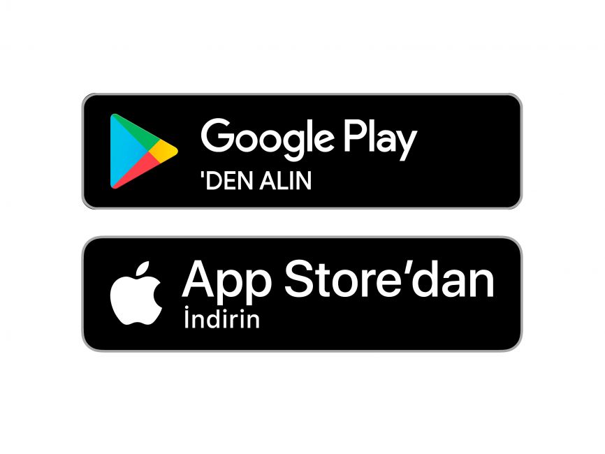 Google Playden Alın App Storedan İndirin Logo