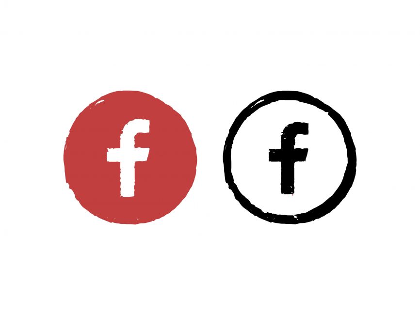 Grunge Facebook Logo
