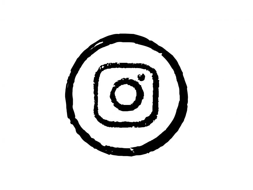 Grunge Line Instagram Logo