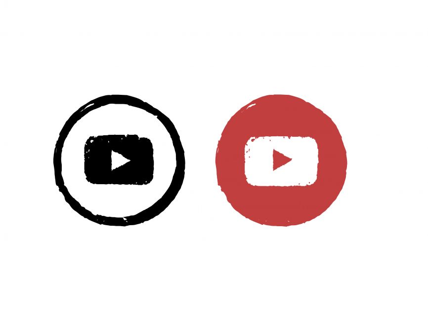 Grunge Youtube Logo
