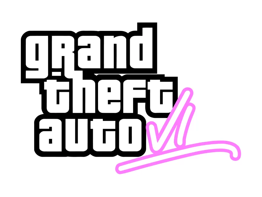 Gta Grand Theft Auto Vi Logo Png Vector In Svg, Pdf, Ai, Cdr Format