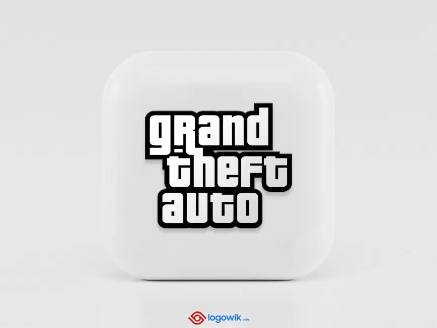 GTA Grand Theft Auto Logo Mockup