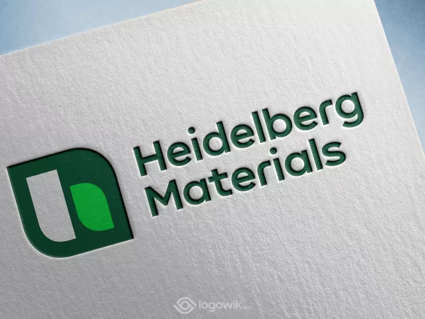Heidelberg Materials Cement Logo Mockup