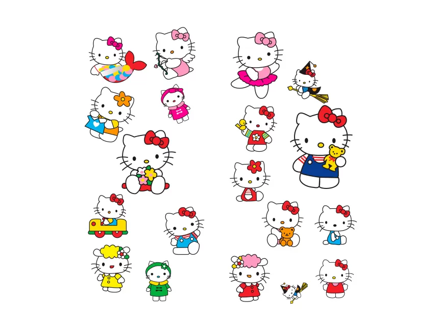 Hello Kitty Characters Png