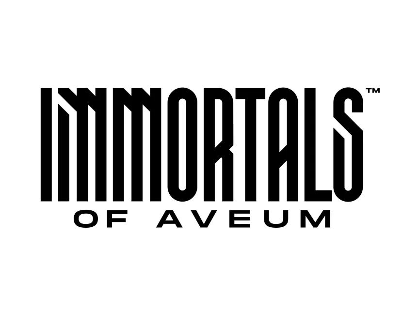 Immortal angel shield logo on white background on Craiyon