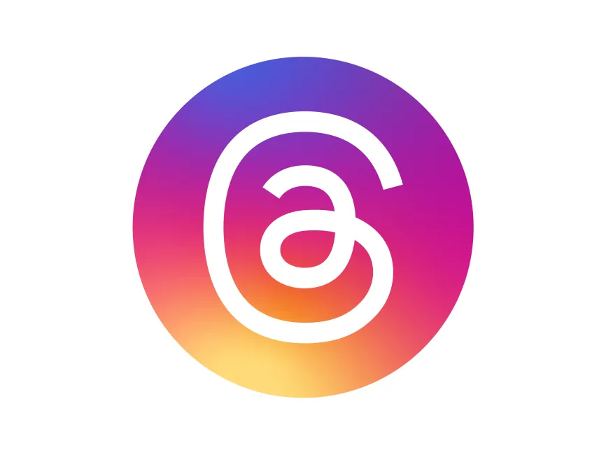 Instagram Threads Colored Rounded Icon
