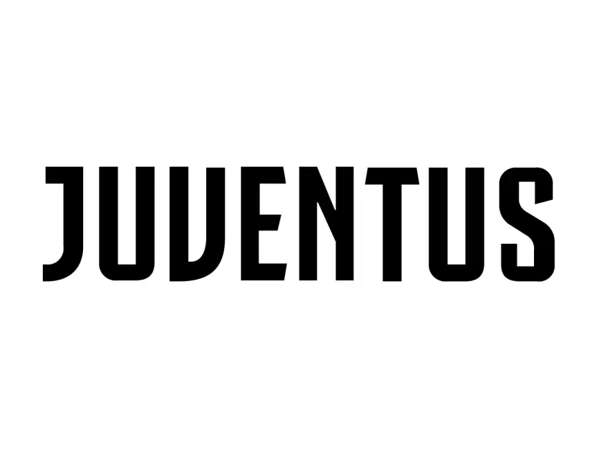 Juventus FC 2017 Wordmark Black Logo