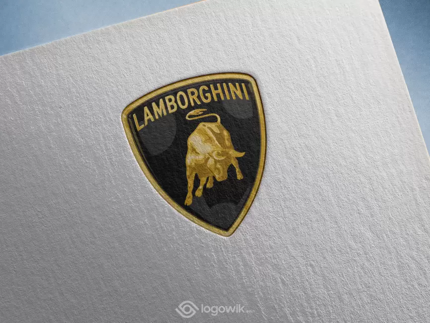 Lamborghini Logo Mockup Thumb