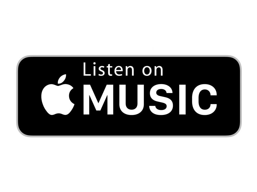 Listen on Apple Music Badge Vector Logo - Logowik.com