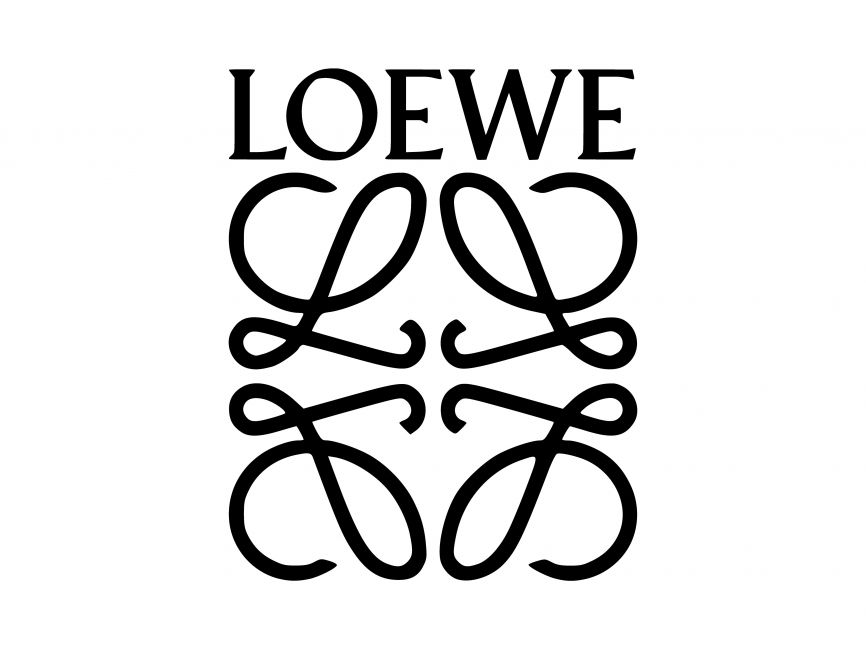 Loewe logo embroidered long-sleeved shirt White