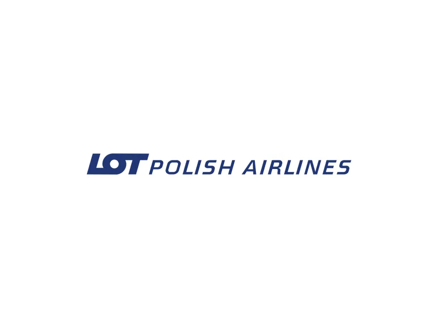 LOT Polish Airlines Horizontal Logo Vector Download Logowik