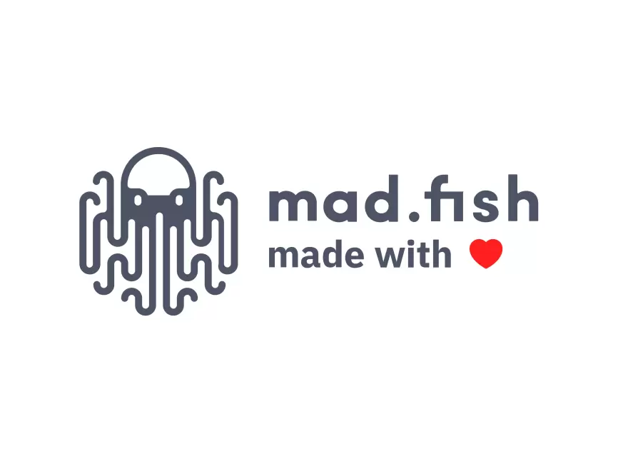 Mad.Fish Made With Love Logo