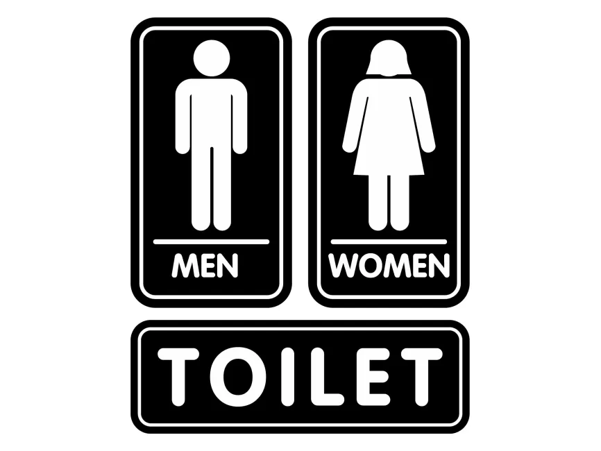 mens toilet logo