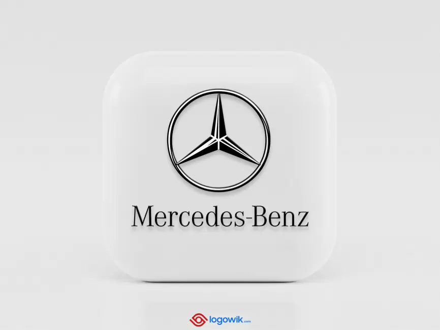 Mercedes Benz Logo Mockup