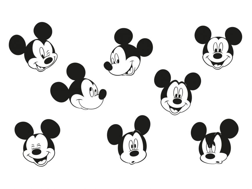 Mickey Mouse Vector PNG vector in SVG, PDF, AI, CDR format