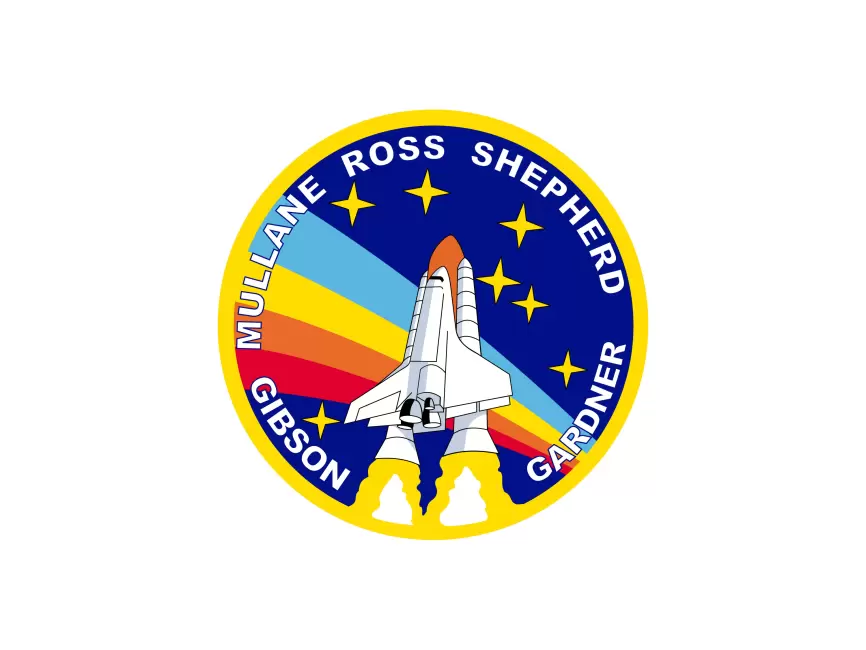 NASA STS-27 Mullane Ross Shepherd Logo