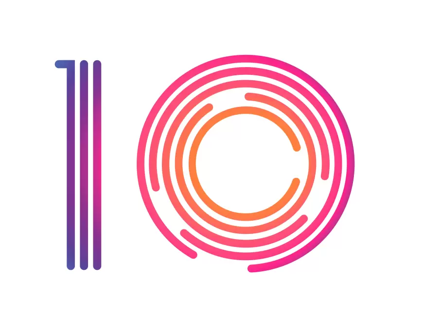 10 Number Logo