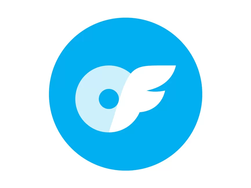 OnlyFans Social Blue Icon PNG vector in SVG PDF AI CDR format