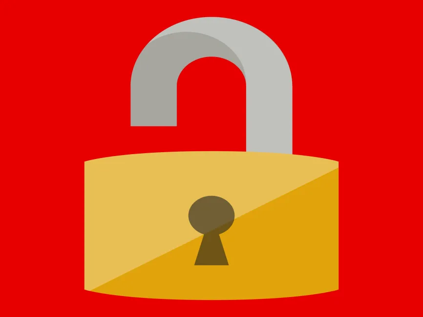 Open Lock Emoji
