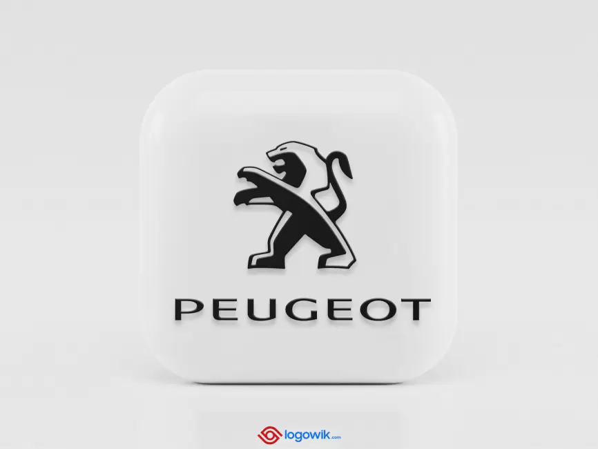 Peugeot Logo Mockup