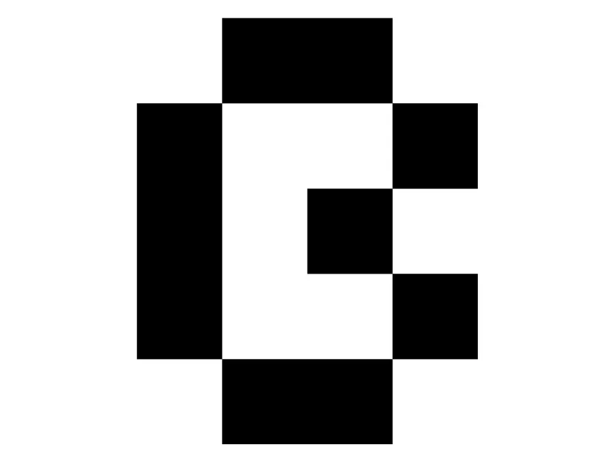 Pixel Letter B Logo