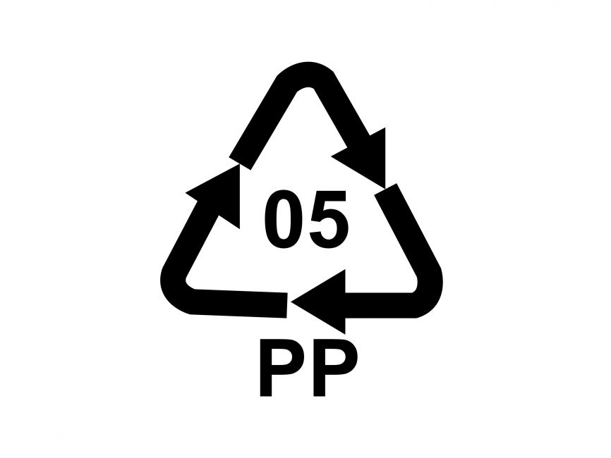 Plastic Recycle PP 05 Polypropylene Logo