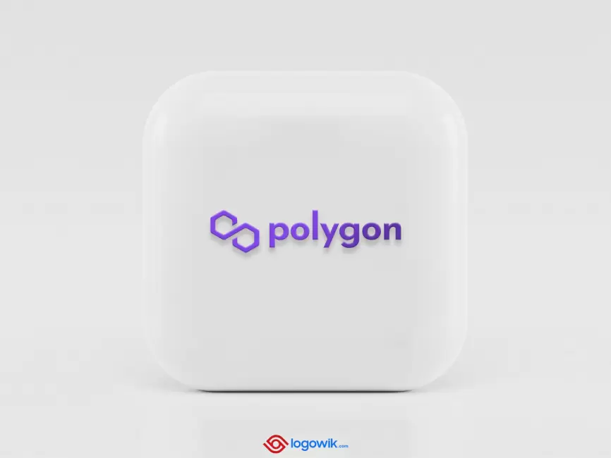 Polygon (MATIC) Logo Mockup