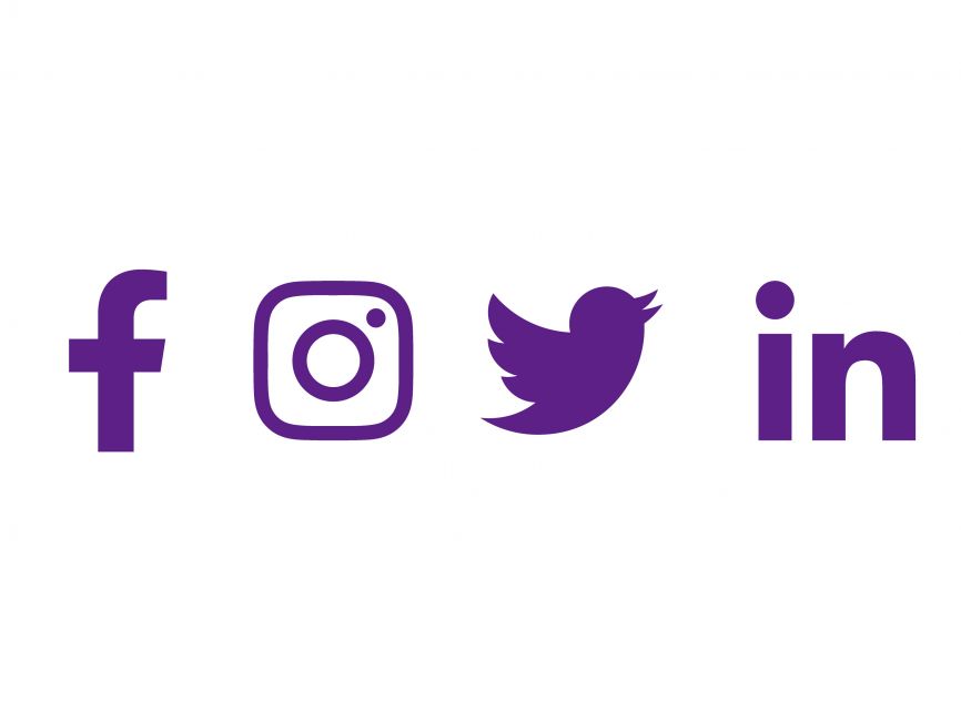 Purple Social Media Logo