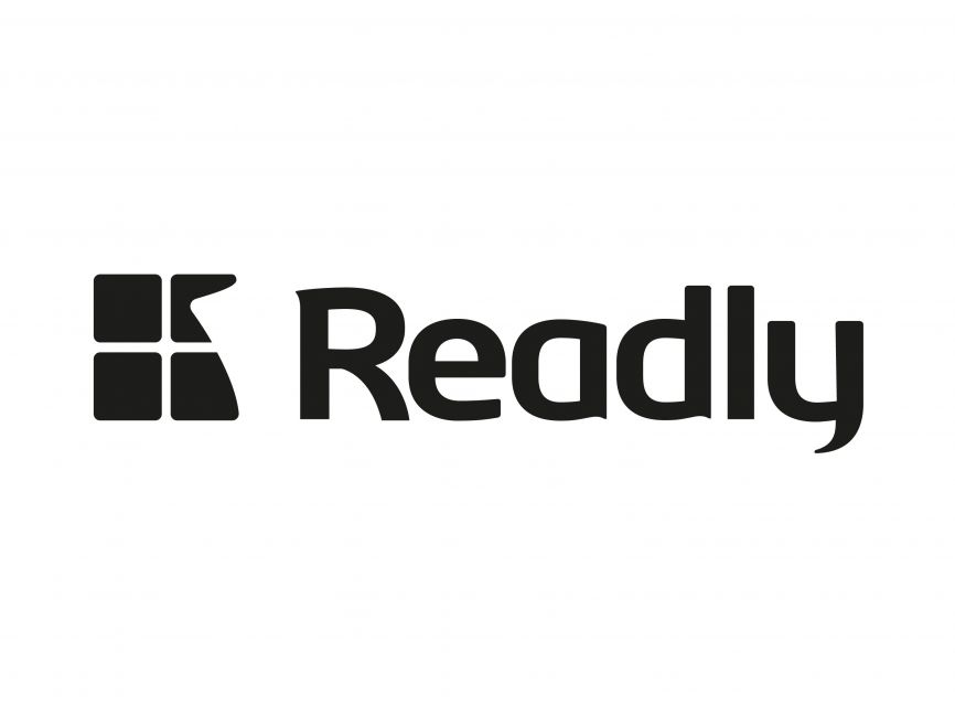 Readly Magazines Black Logo