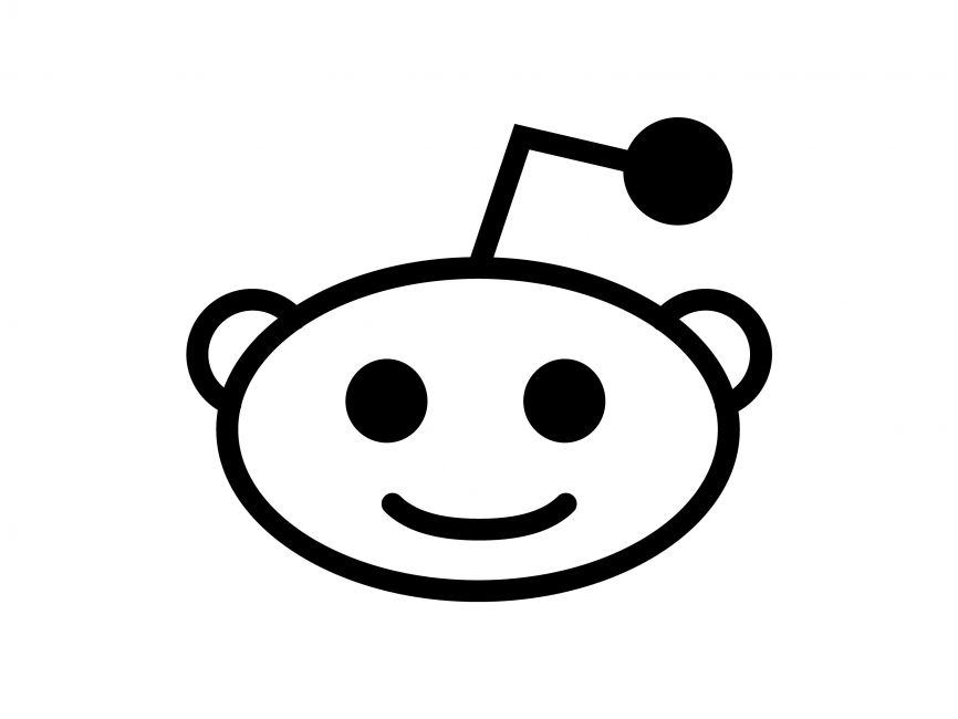 Reddit Black Logo