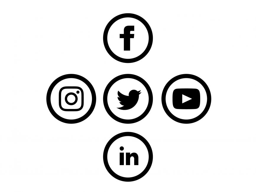 Rounded Social Media Logo
