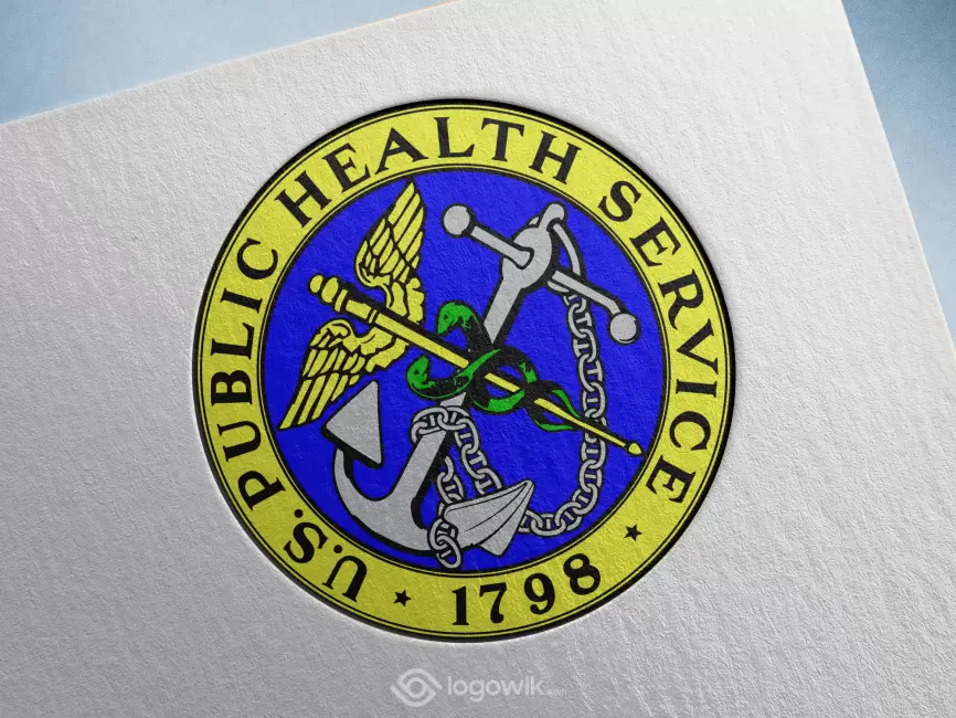 Seal of the United States Public Health Service Logo Mockup