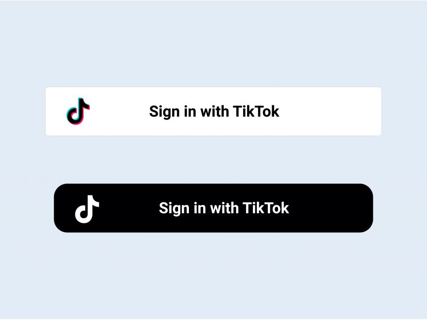 Sign in with TikTok Button Logo