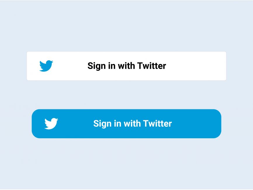 Sign in with Twitter Button Logo