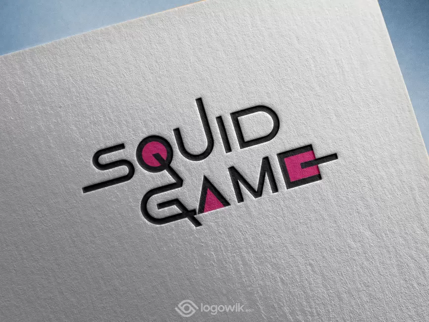 Squid Game Logo Mockup