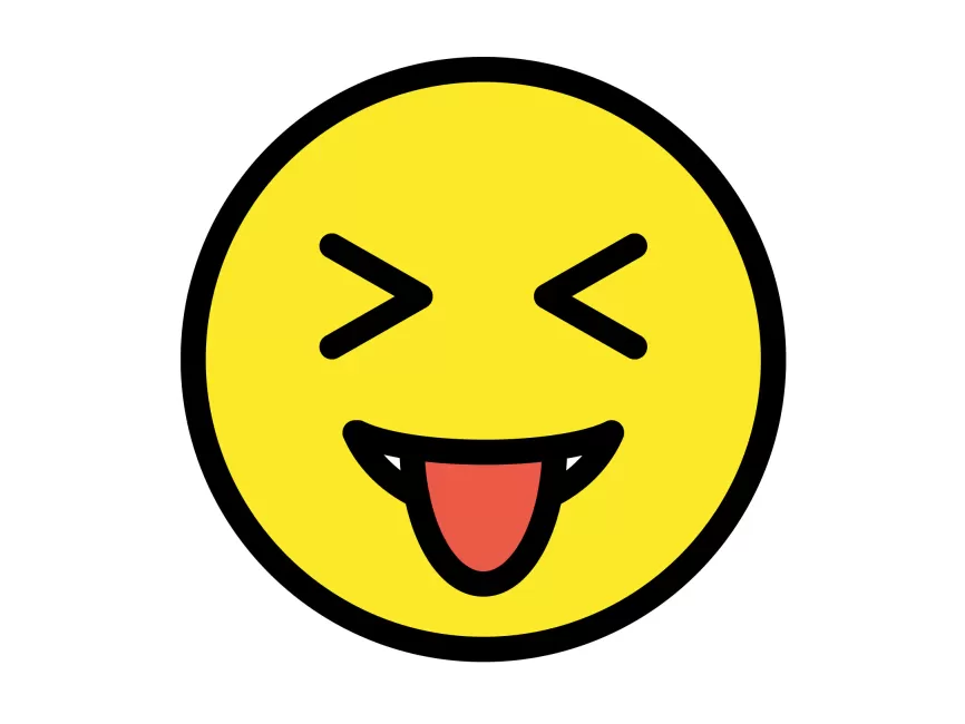 😝 Squinting Face With Tongue Emoji Icon Png Vector In Svg Pdf Ai Cdr Format