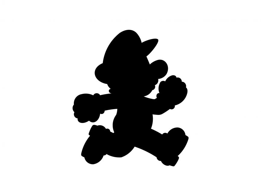 Free Super Mario Black Vector Download Logowik