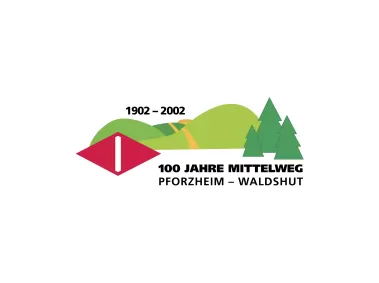 100 Jahre Mittelweg Logo
