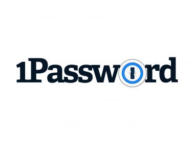 1Password Wordmark Black Logo